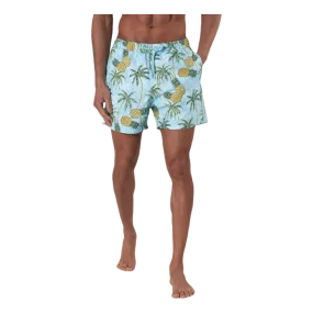 Sylvester Loose Shorts Blue/Patterned