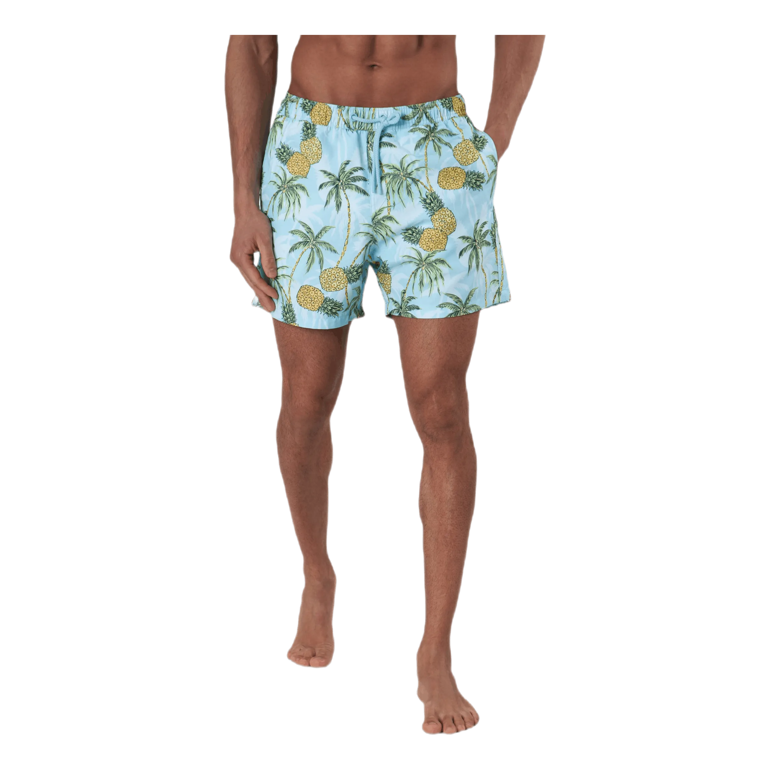 Sylvester Loose Shorts Blue/Patterned