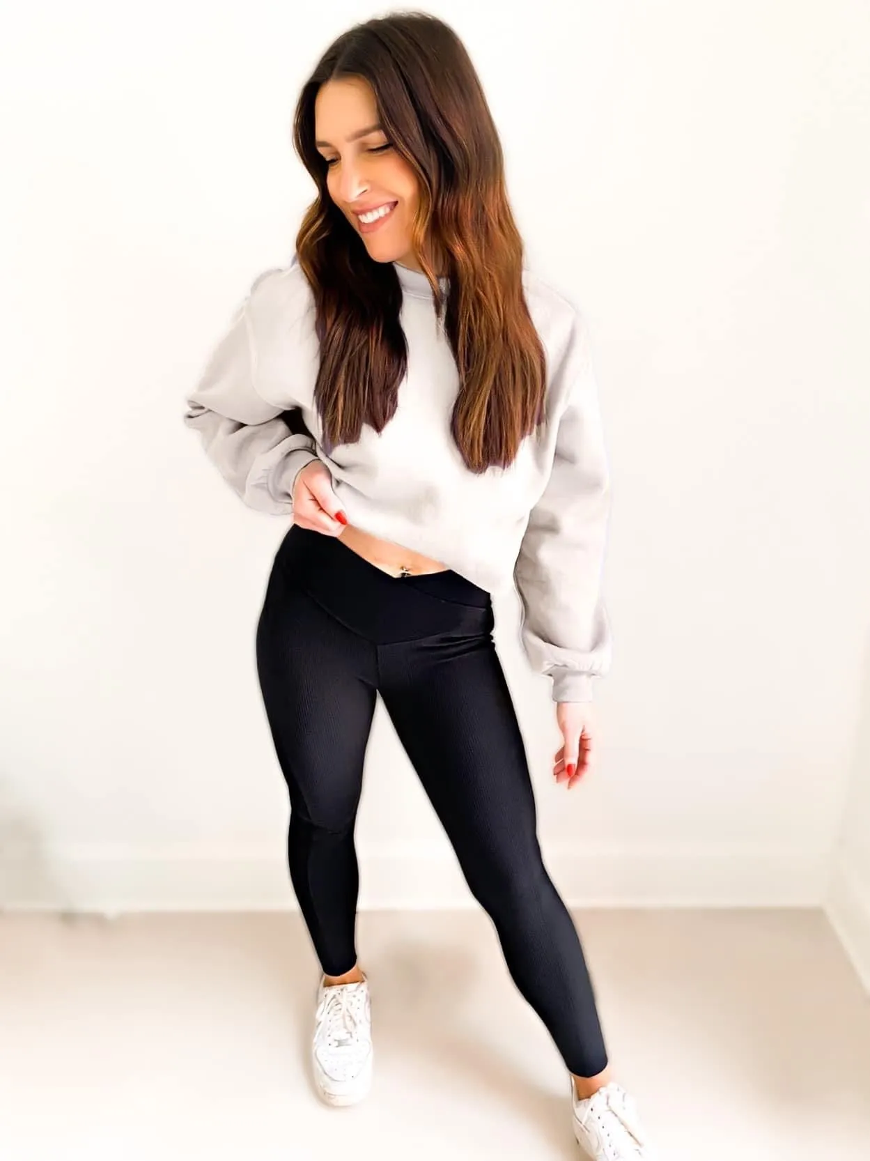 The Molly Max Sculpt Diagonal Ribbed Leggings