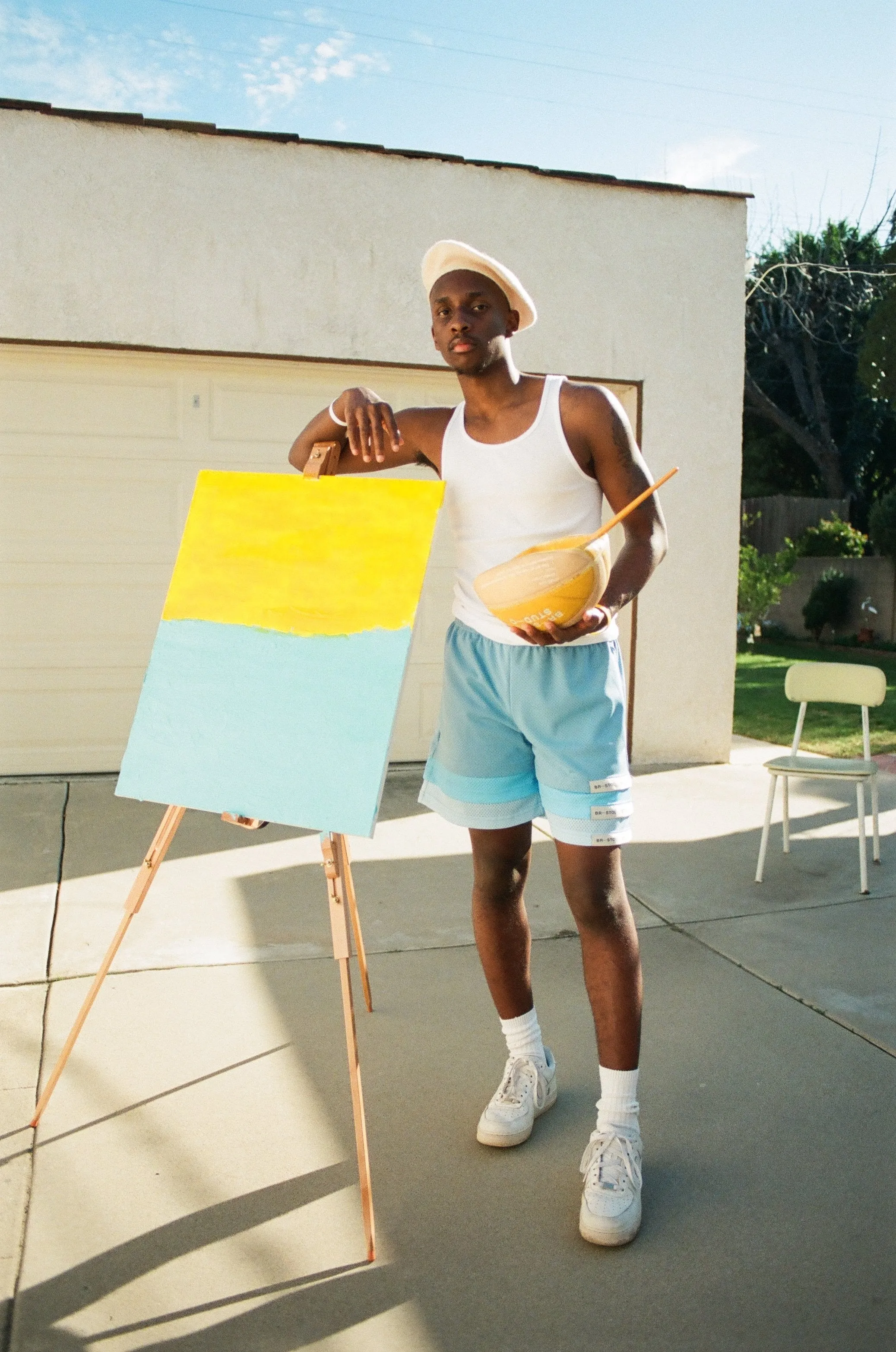 Triple Hem Shorts (Gradient)