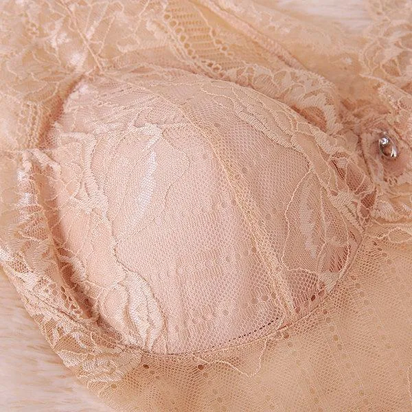 Wireless Lace Printed Transparent Yoga Soft Bras