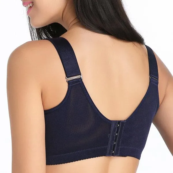 Wireless Soft Thin Lace Gather Busty  Bras