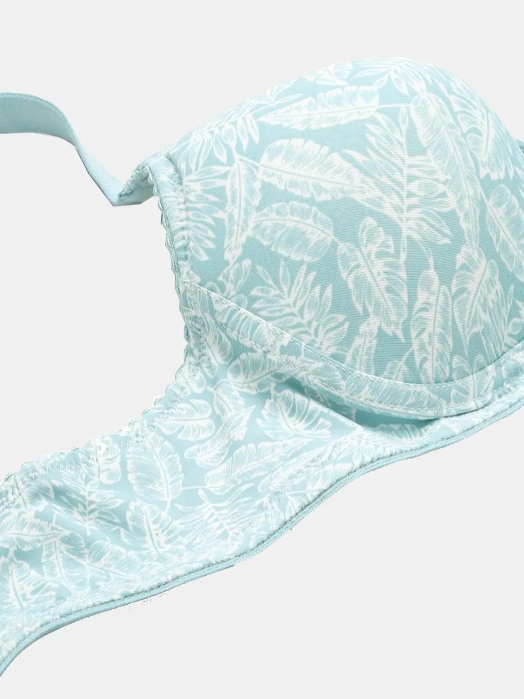 Women's Floral Printed Lightly Padded Bra |BRA-4008|