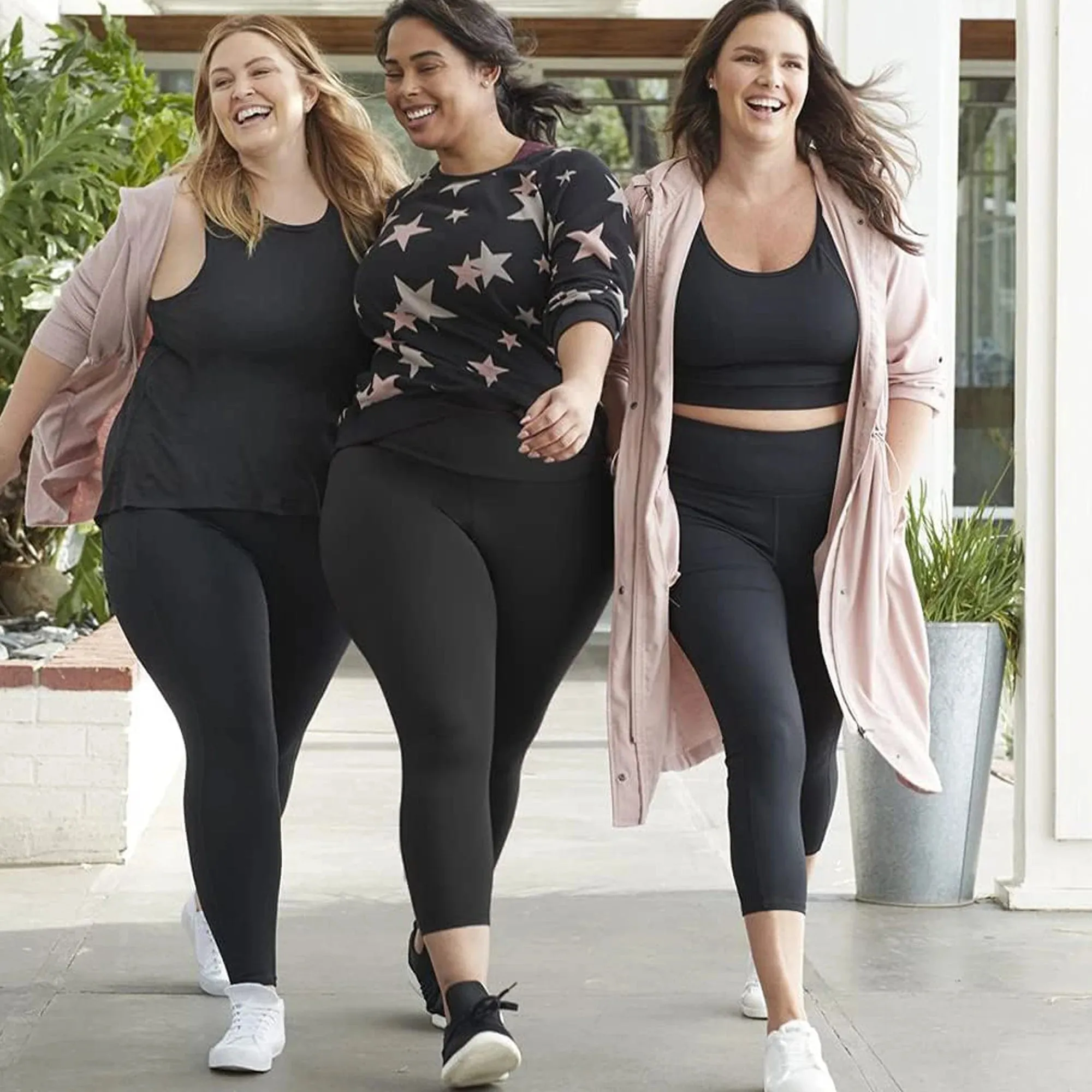 Women's Plus Size High Waist Stretch Yoga Leggings - Soft, Breathable Gym Sport Pants