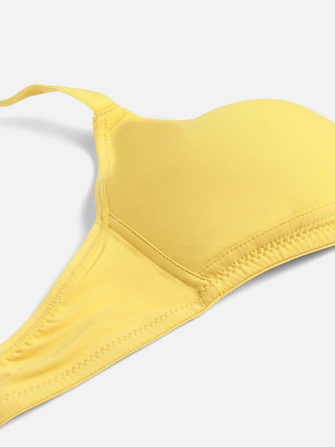 Women's Solid Lightly Padded Plunge Bra | BRA-8002-1 |