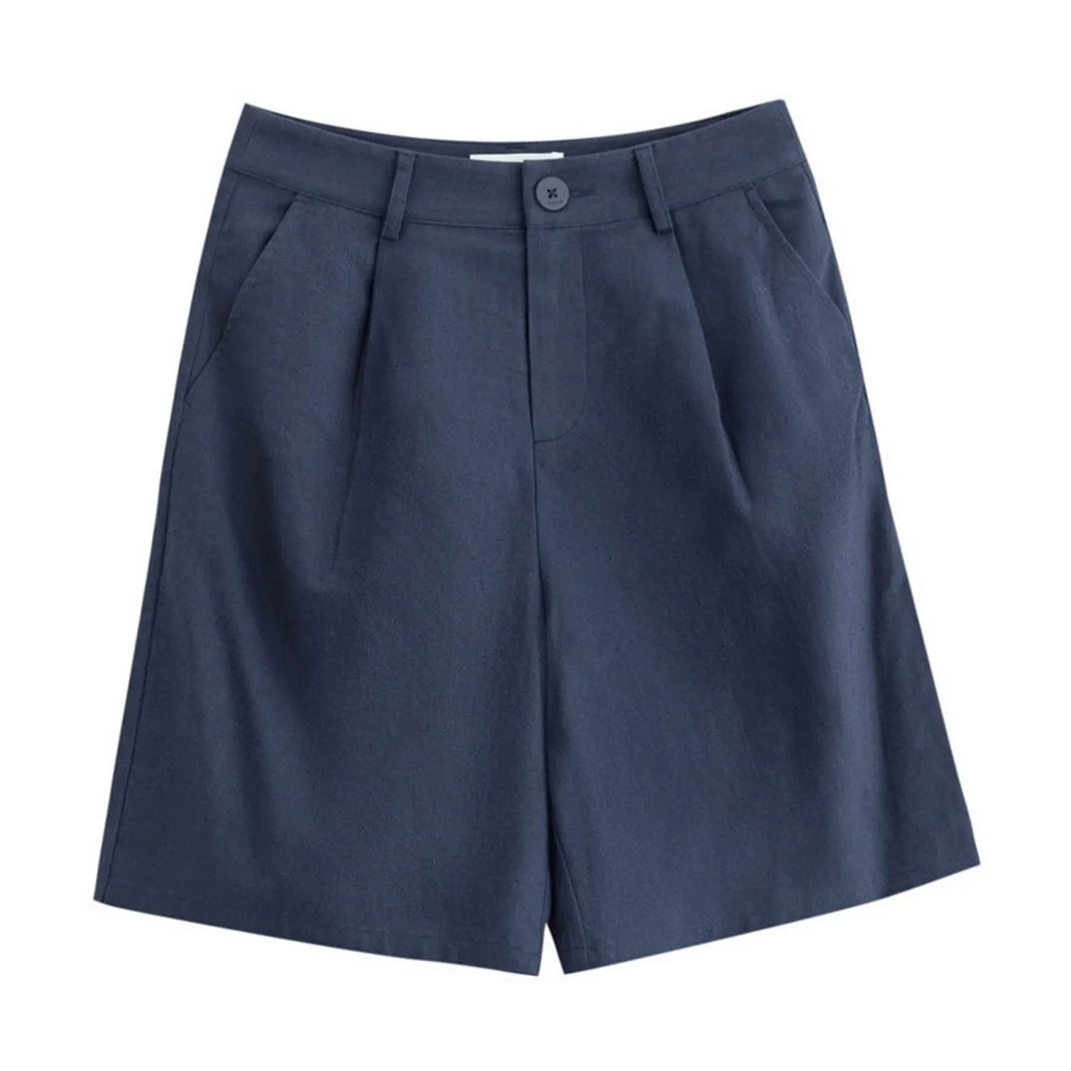 Women's Summer Casual Cotton Mid Waist Shorts