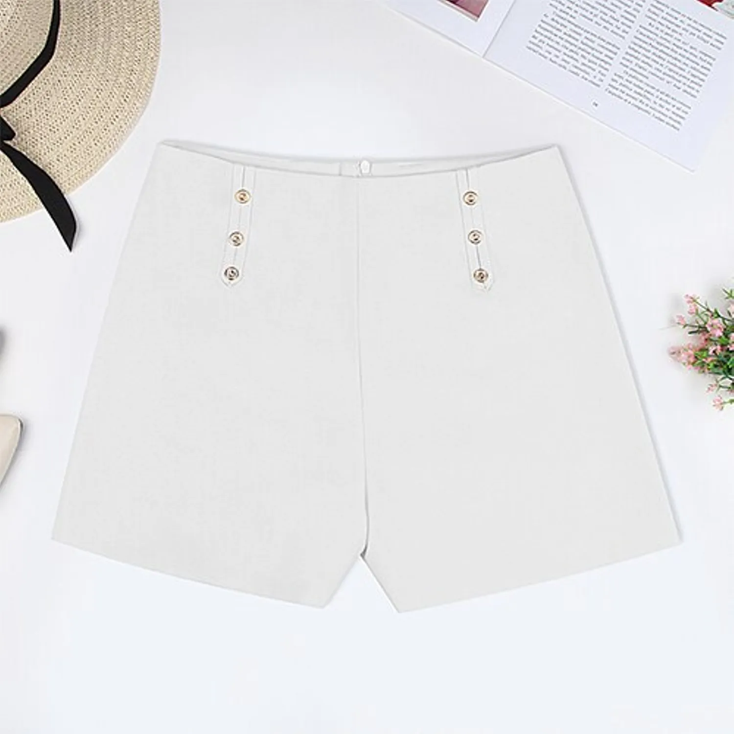 Women's Summer Casual High Waist Loose Shorts