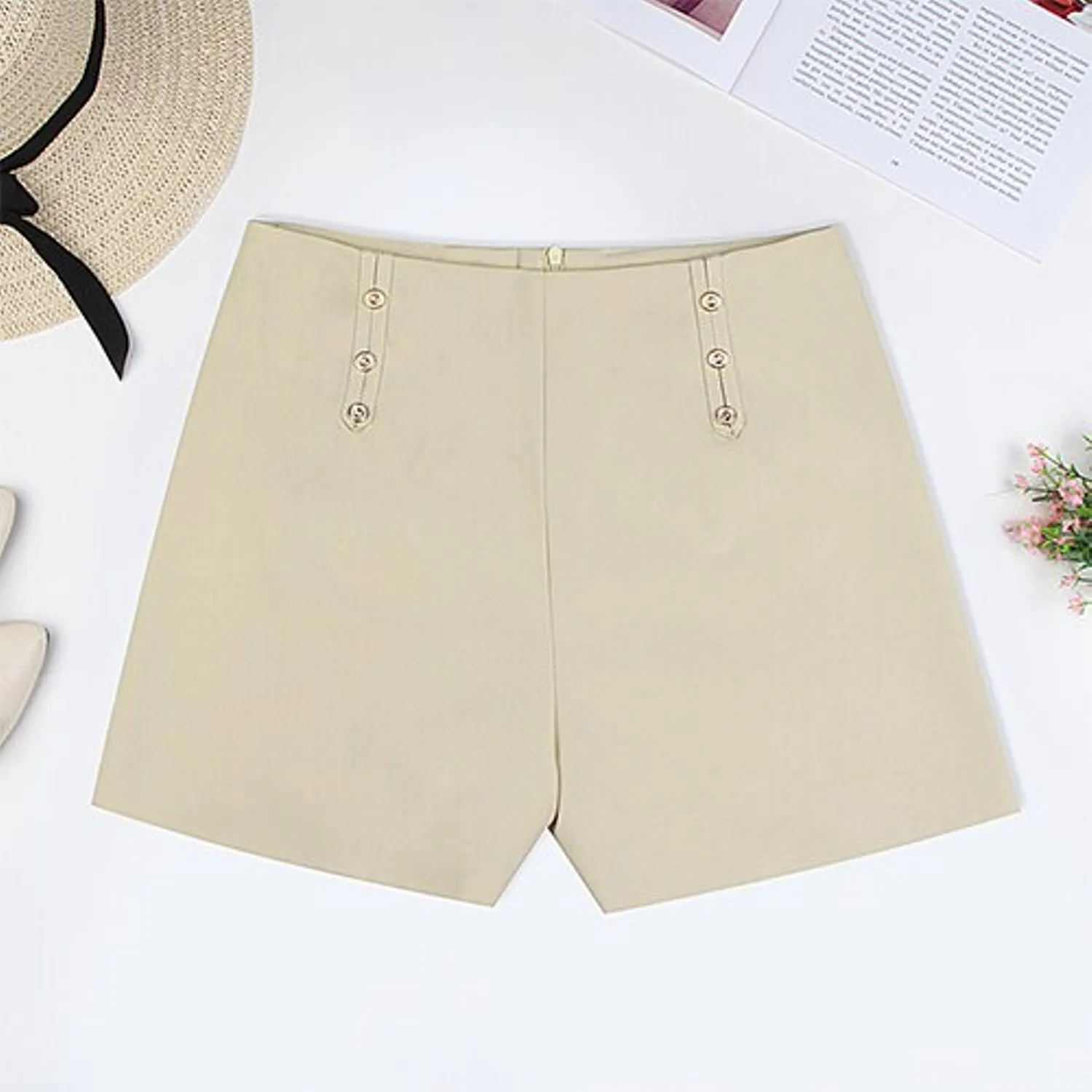 Women's Summer Casual High Waist Loose Shorts