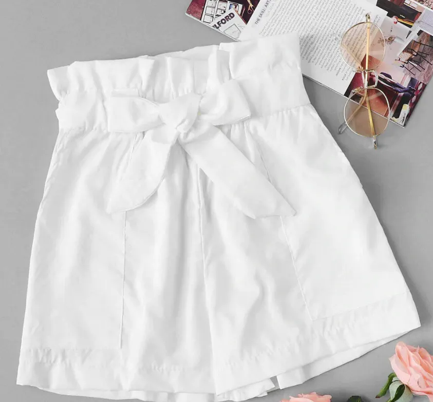 Women's Summer Vintage Office Mini Shorts