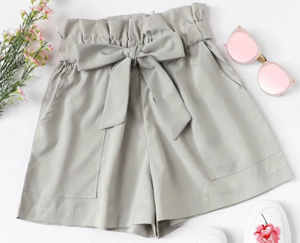 Women's Summer Vintage Office Mini Shorts