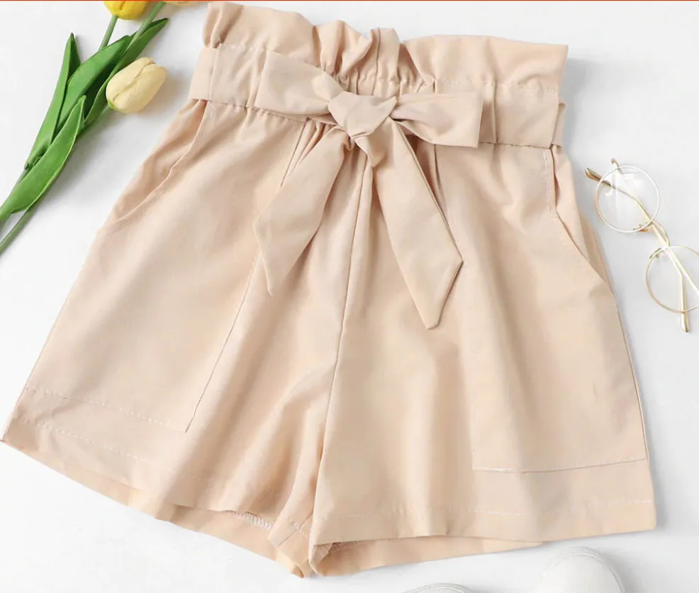 Women's Summer Vintage Office Mini Shorts