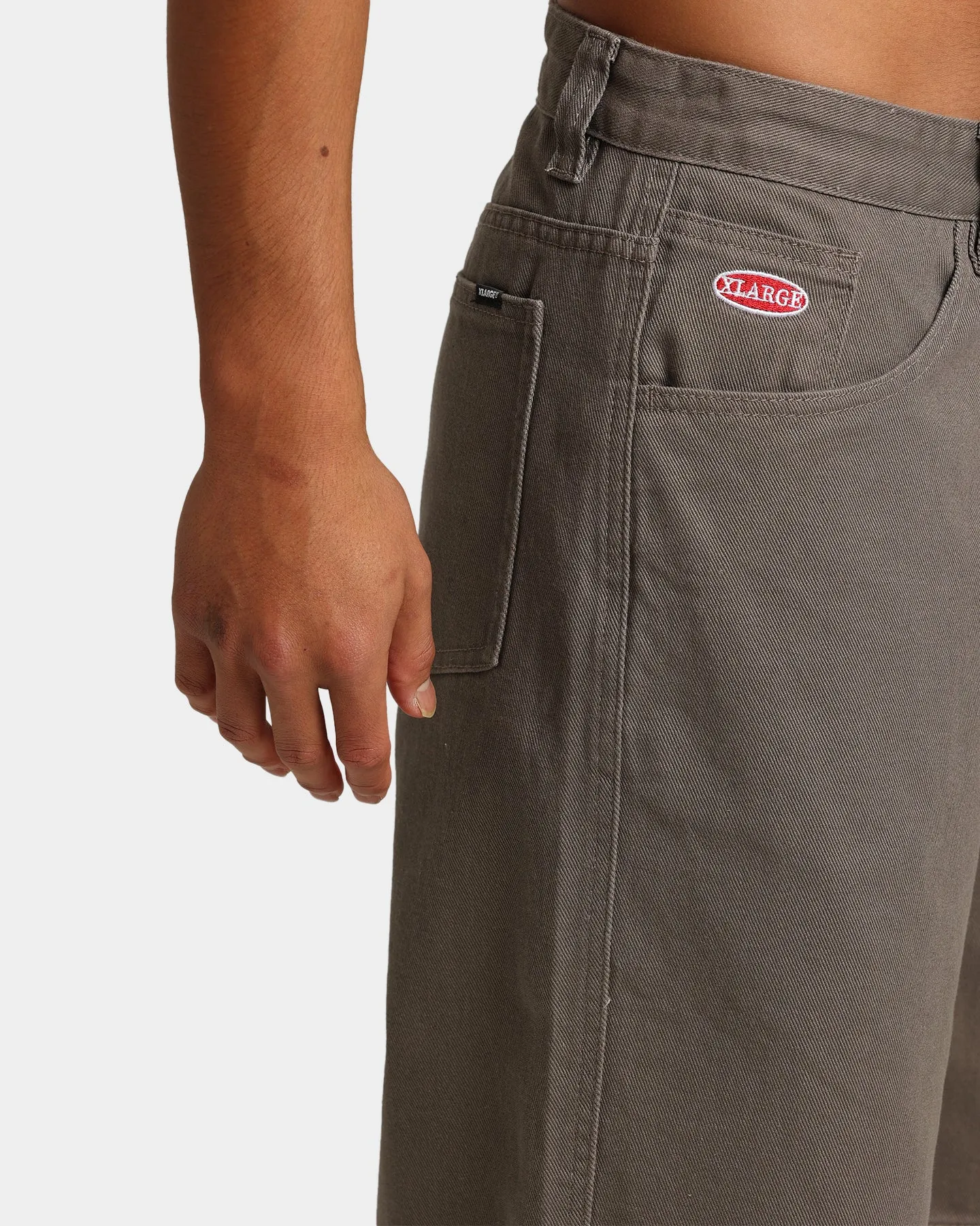 X-Large Bull Denim 91 Shorts Grey