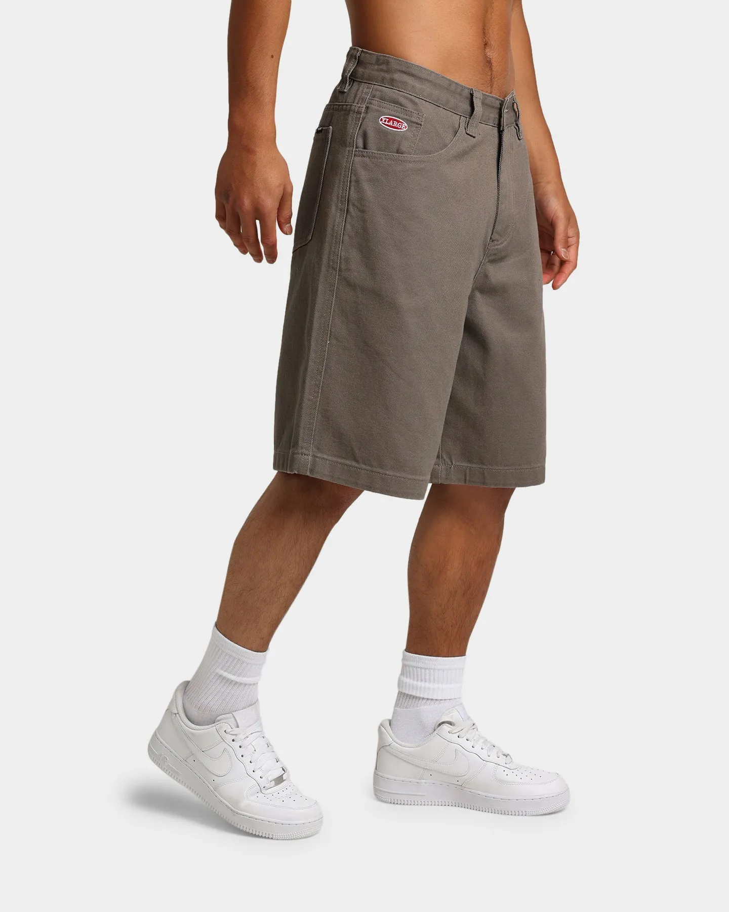 X-Large Bull Denim 91 Shorts Grey