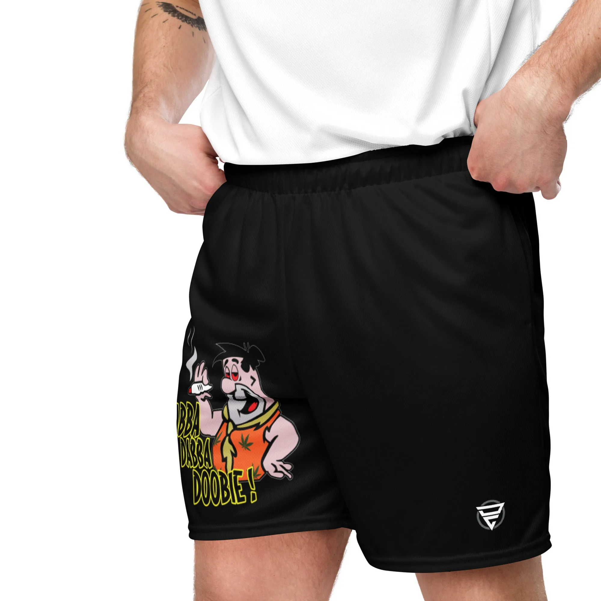 Yabba Dabba Doobie Unisex mesh shorts