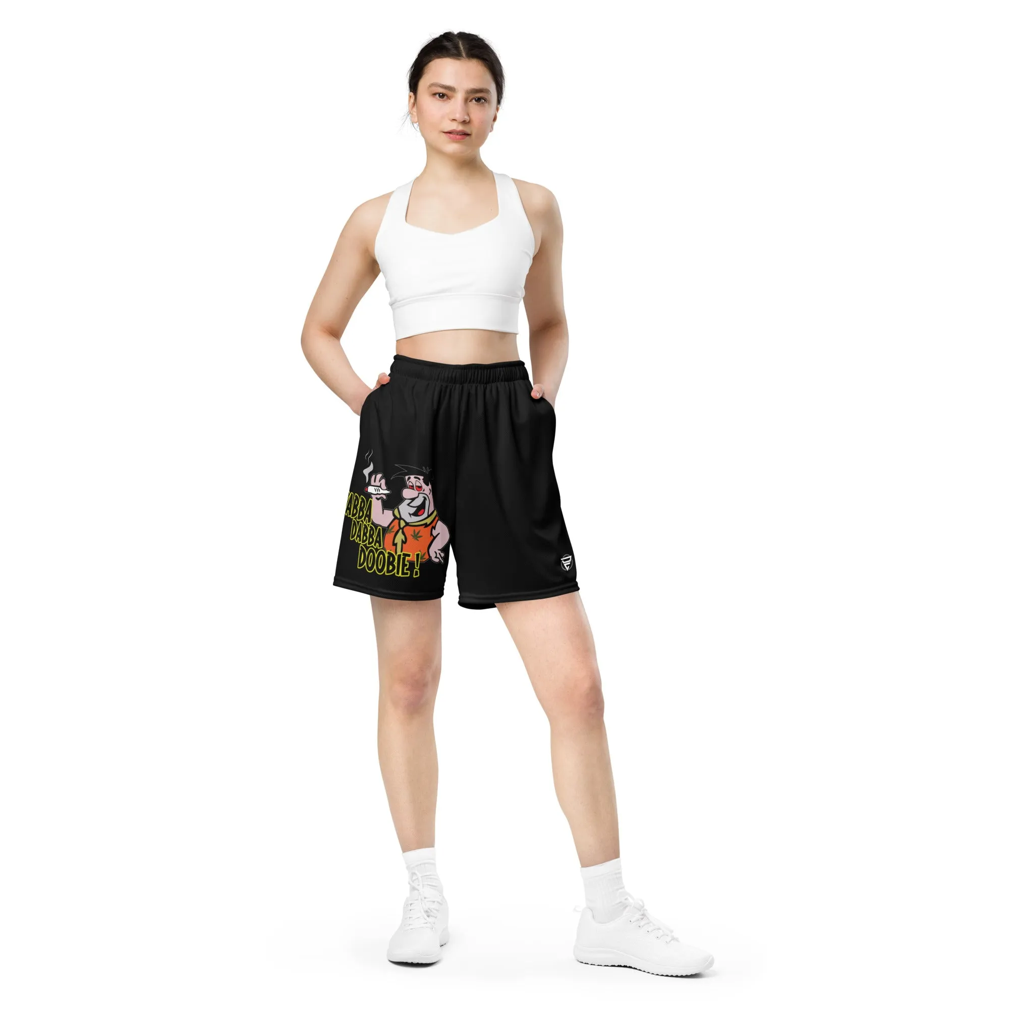 Yabba Dabba Doobie Unisex mesh shorts