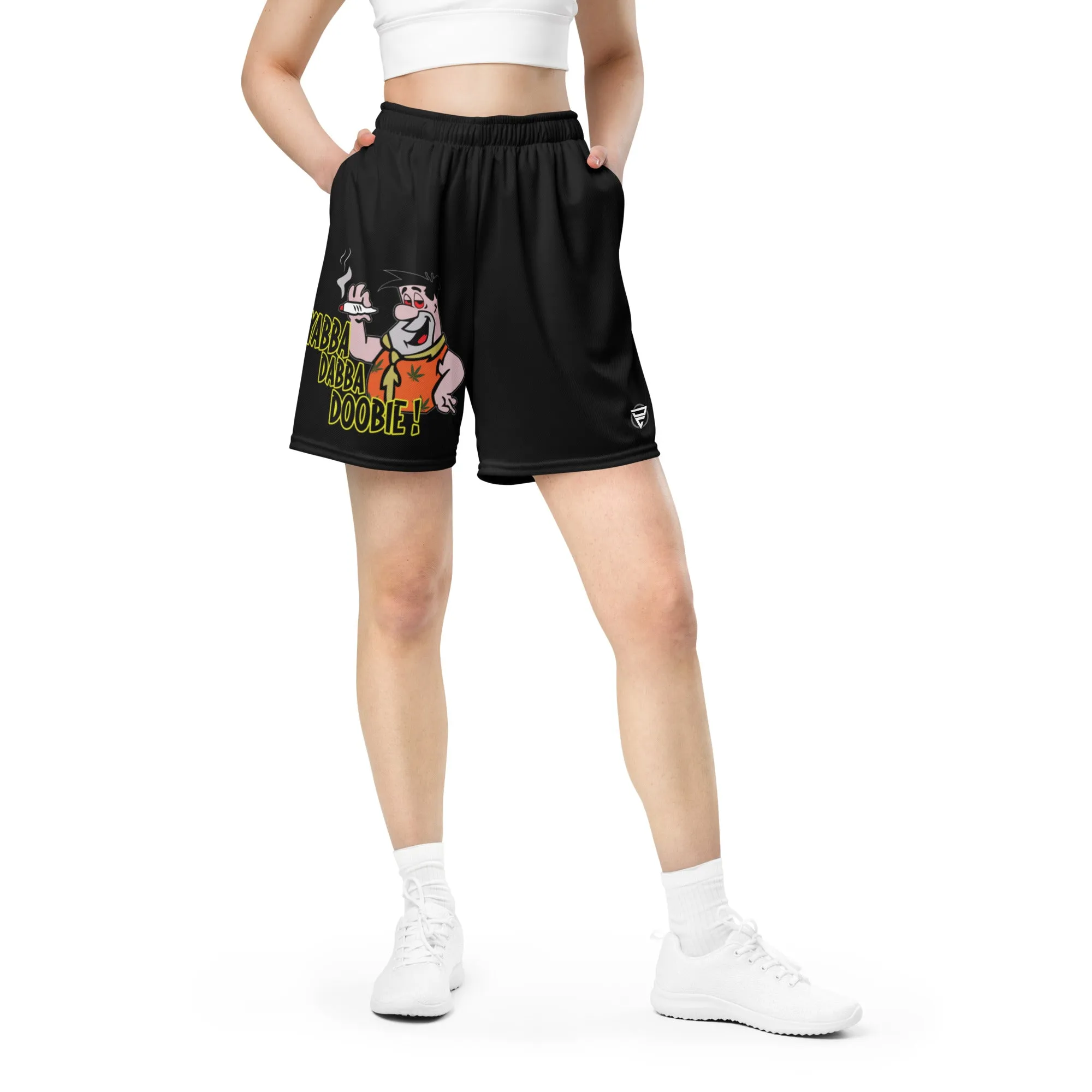 Yabba Dabba Doobie Unisex mesh shorts