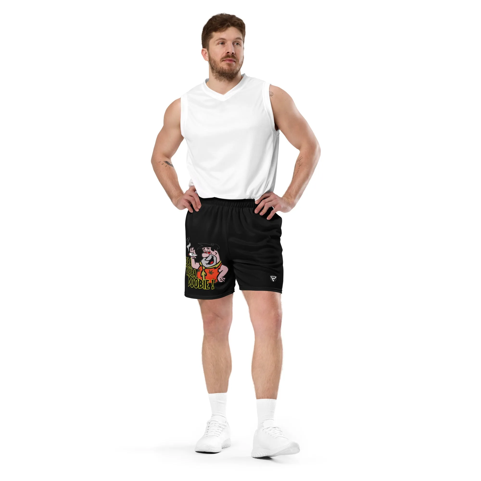 Yabba Dabba Doobie Unisex mesh shorts